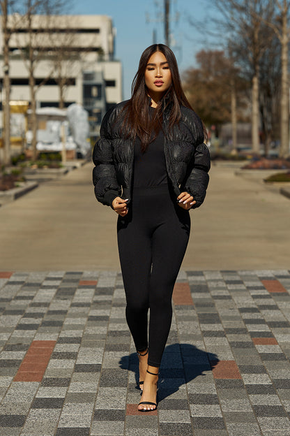 BOMBER JACKET - BLACK